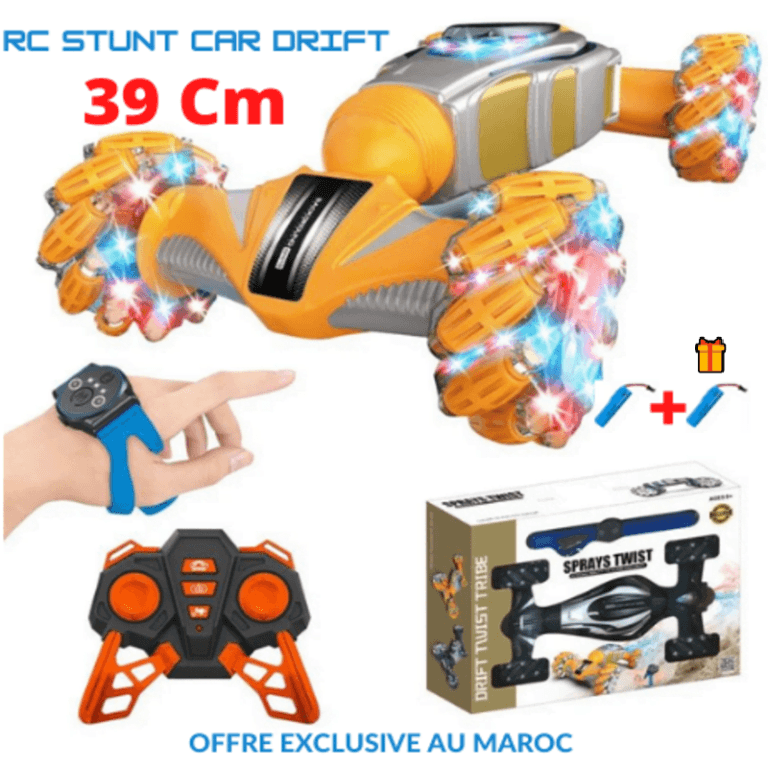 Jeux De Voiture Enfants Rc D Tection De Gestes Jouet Rc Stunt Car Myshoppeo Ma